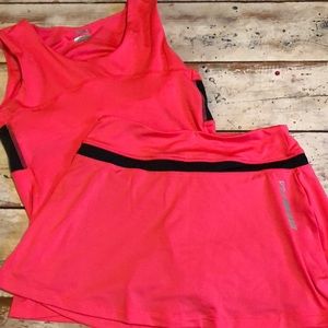Women’s fuchsia Fila tennis outfit (S)